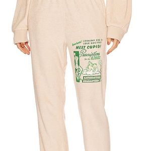Boys Lie Love Hurts Sweatpants Tan
